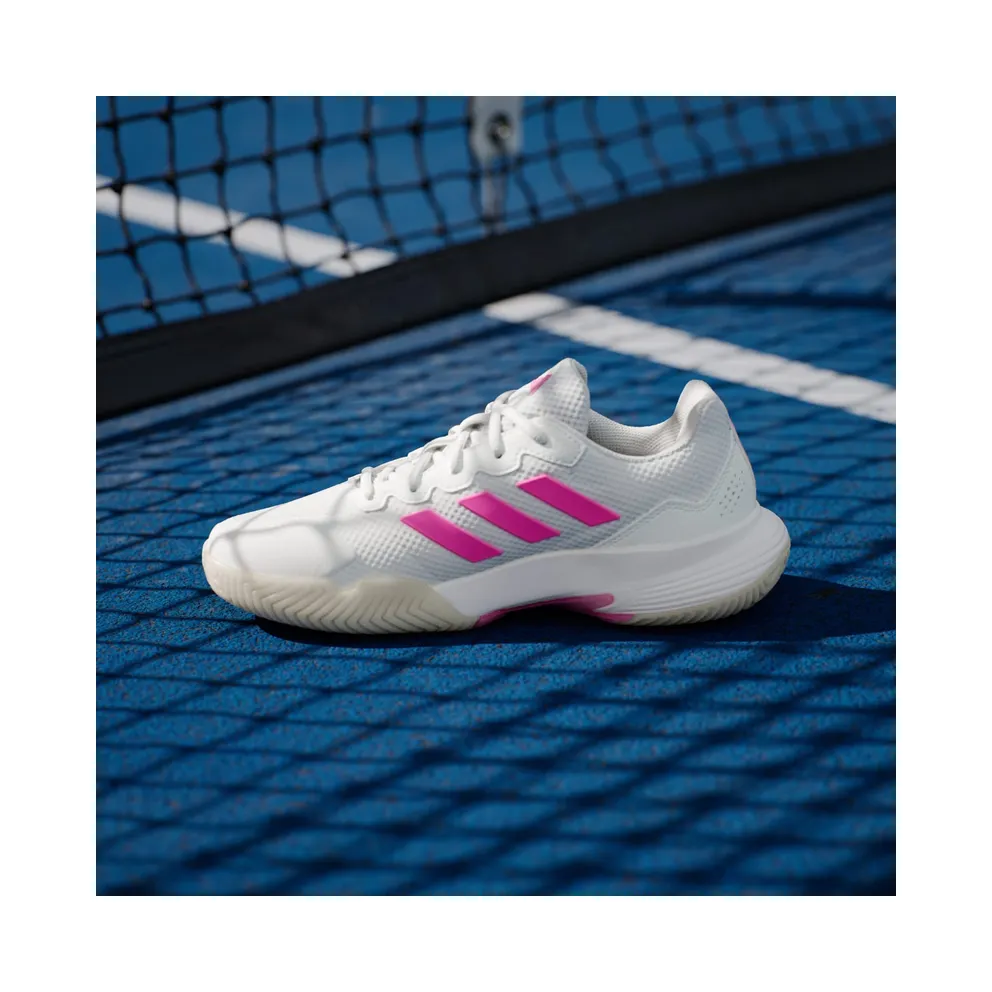 Adidas Gamecourt 2.0 Tennis Shoes Core White / Lucid Pink / Core Black (JP7723)