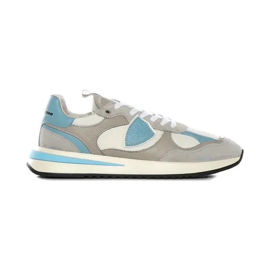Philippe Model Paris Olympique met vlakken en applicatie “Grey” (OYLUTR02)