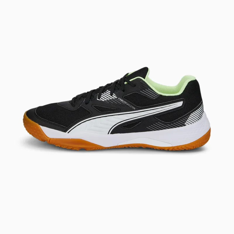 Puma Solarflash II Indoor Sports Shoes White/Black (106882-01)