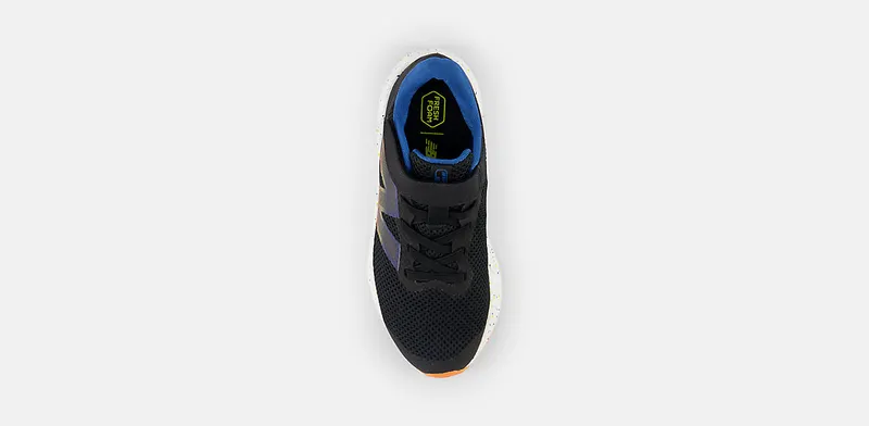 New Balance Fresh Foam Arishi v4 Bungee Lace Black Blue Agate Blaze Orange (PAARIBS4)
