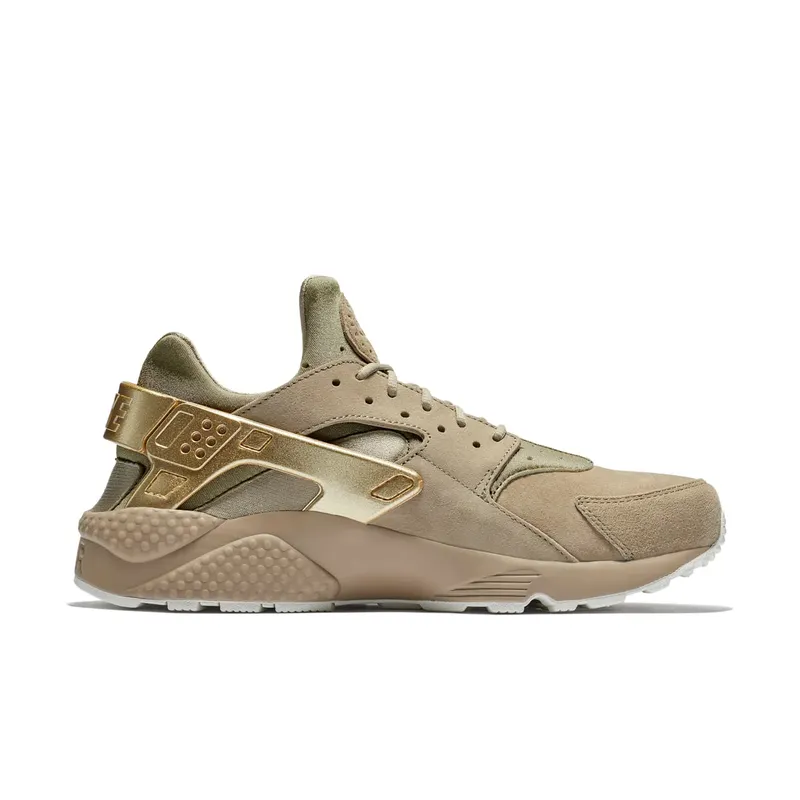 Nike Air Huarache Run Gold Rush Khaki/Sail-Metallic Gold Coin (704830-201)