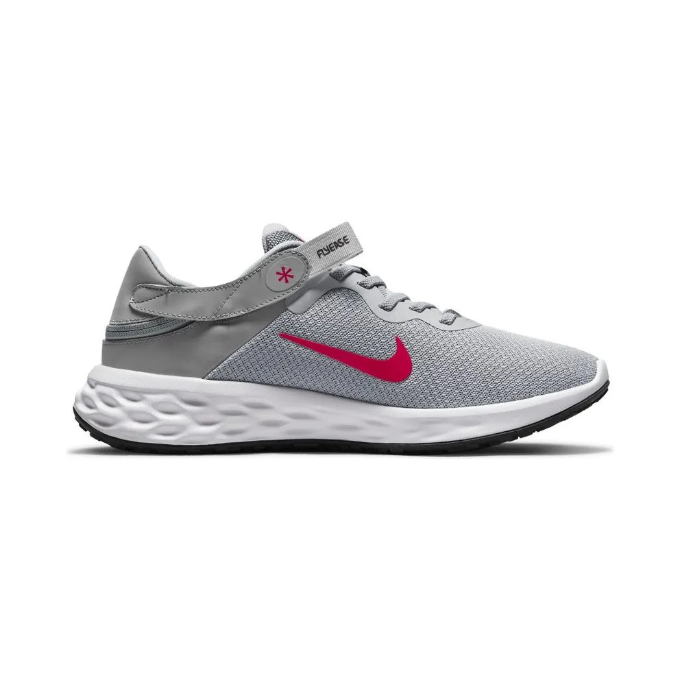 Nike Revolution 6 FlyEase Next Nature Easy On/Off Road Running Grey 50% Sustainable Materials (DC8992-004)