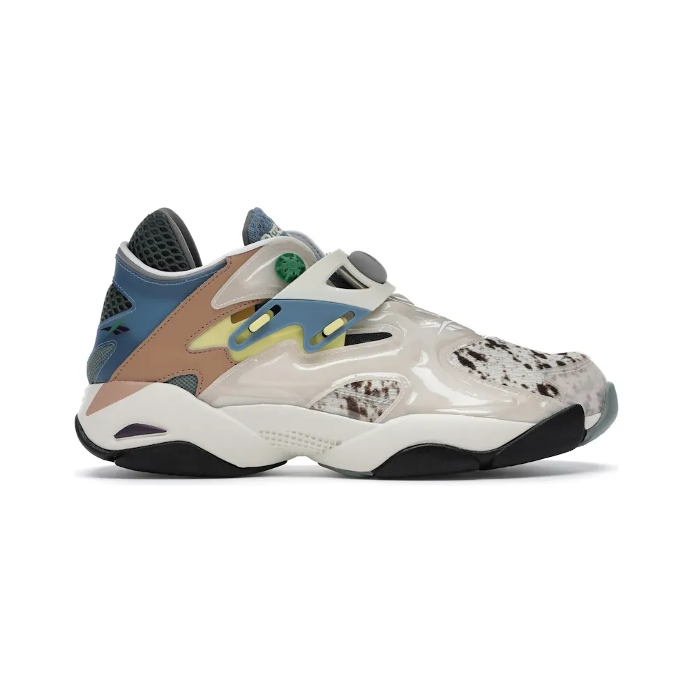 Reebok Pump Court Brain Dead Paper White/Goal Green-Rush Red (Other Brands Reebok)