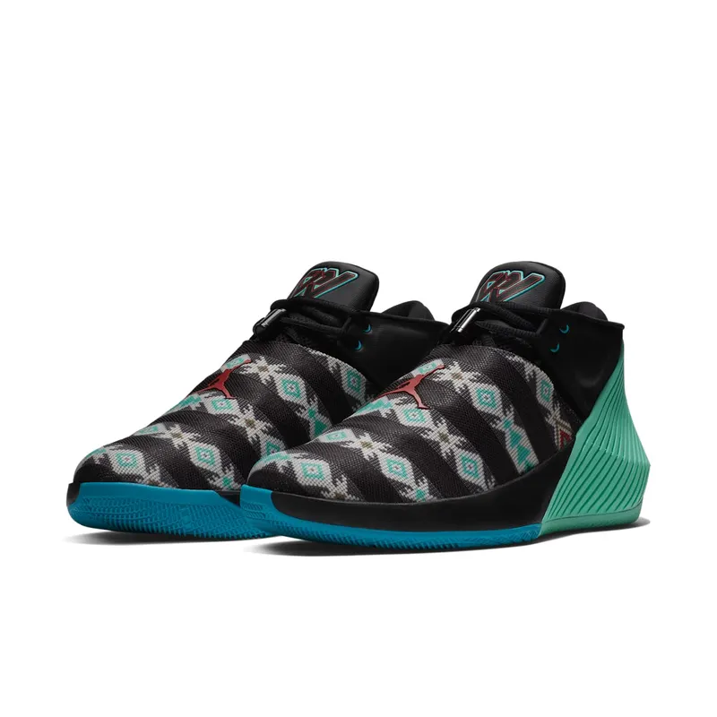 Jordan Why Not Zer0.1 Low N7 Black/Varsity Red-Emerald Rise-Dark Turquoise (BQ2383-001)
