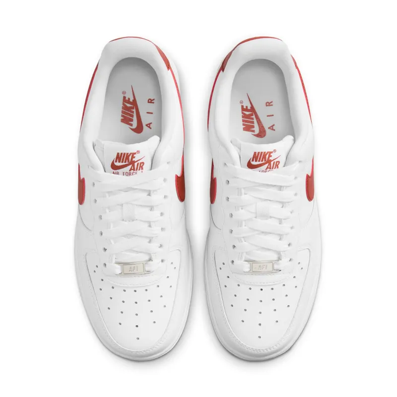 Nike AIR FORCE 1 ’07 “White / Rugged Orange” (DD8959-115)