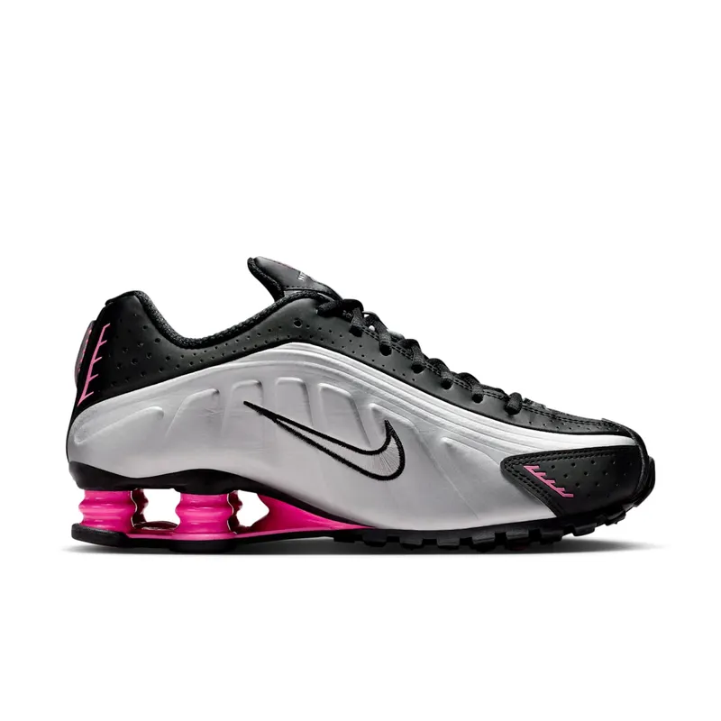 Nike Shox R4 “Black Metallic Silver Pinksicle” (AR3565-012)