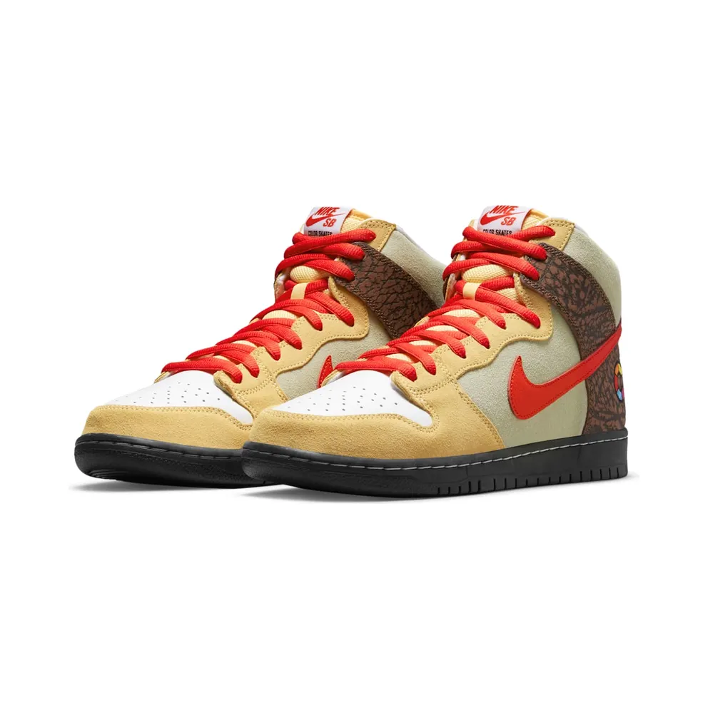 Nike SB Dunk High “Color Skates – Kebab and Destroy” (CZ2205-700)