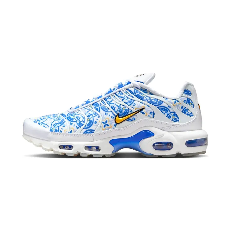 Nike Air Max Plus Lisboa “White / Black / Game Royal / Varsity Maize” (IM5982-100)