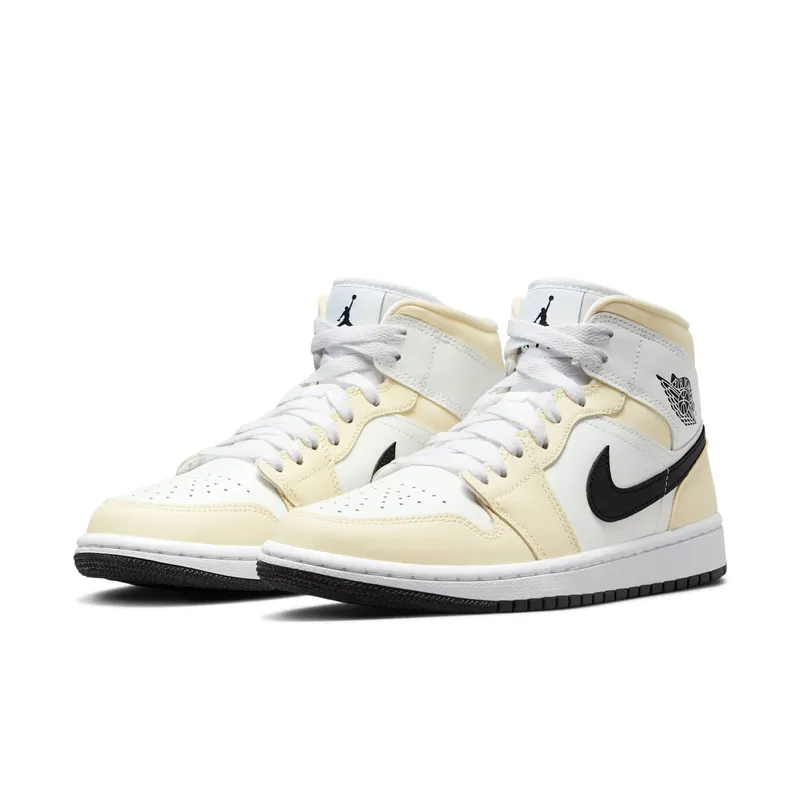 Air Jordan 1 Mid Coconut Milk – “Coconut Milk / Black-summit White-white” (BQ6472-121)