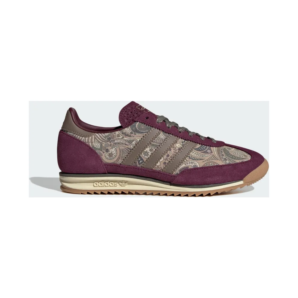 Adidas SL 72 OG X LIBERTY LONDON Schuhe Maroon / Khaki Six / Olive Strata (KI4804)