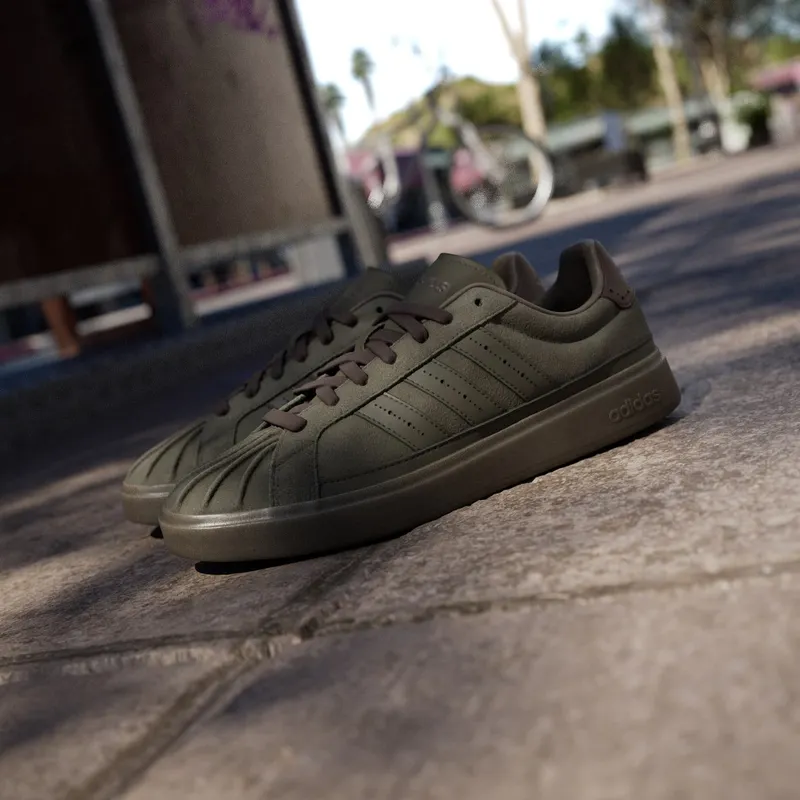 Adidas STREETTALK Shoes Shadow Olive / Shadow Olive / Dark Brown (KJ7440)
