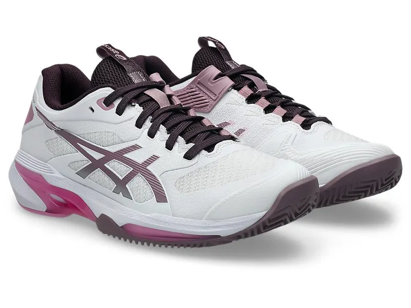 ASICS SOLUTION SPEED FF 4 CLAY “White / Dusty Mauve” (1042A305-102)
