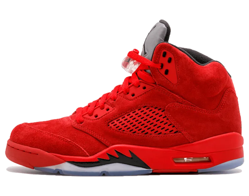 Air Jordan 5 Retro Flight Suit – Red Suede (136027-602)