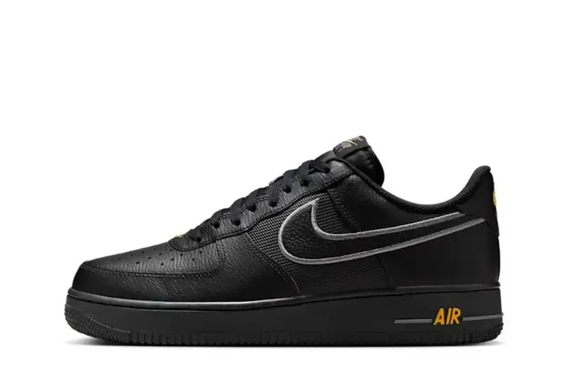 Nike Air Force 1 Low Black Laser Orange (IB7677-001)