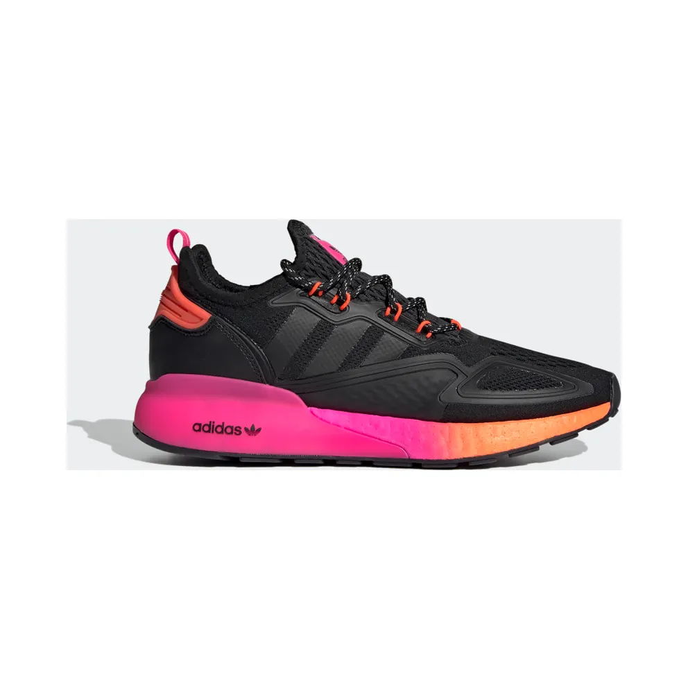 adidas ZX 2K Boost Schuh Core Black / Core Black / Solar Red (FV9997)