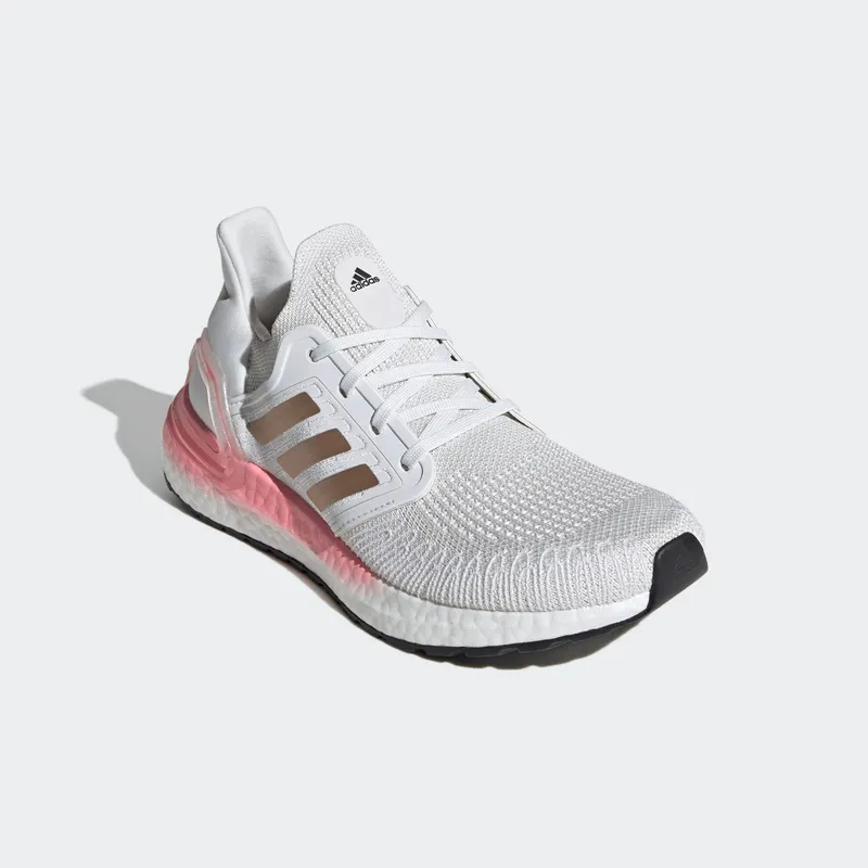 adidas Ultra Boost 20 White Copper Flash Red (W) Crystal White/Copper Metallic/Light Flash Red (EG0724)