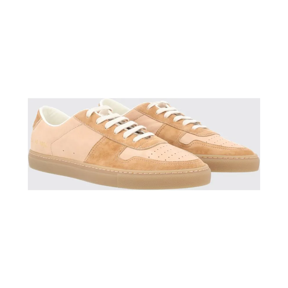 Common projects Two-Tone Nappa and Suede Low-Top Beige (62241302)