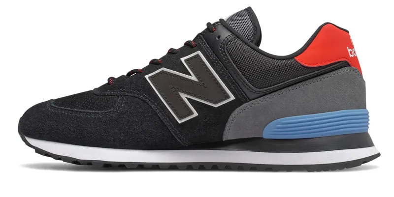 New Balance 574 Black Velocity Red Black/Velocity Red (ML574JHO)