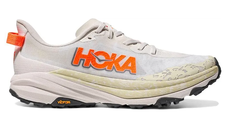 Hoka One Speedgoat 6 White Neon Tangerine (1147791-WNG)