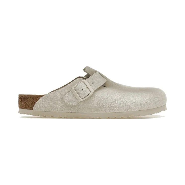 Birkenstock Boston Antique White Suede (1024731)