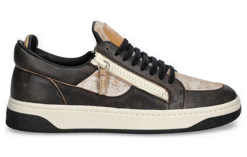 Giuseppe Zanotti GZ94 Sneakers mit doppeltem Reißverschluss – Braun (RM50004003)
