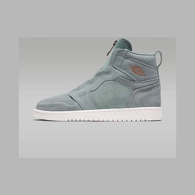 Jordan 1 Retro High Zip Mica Green (W) “Mica Green / Sail / Metallic Red Bronze” (AQ3742-305)