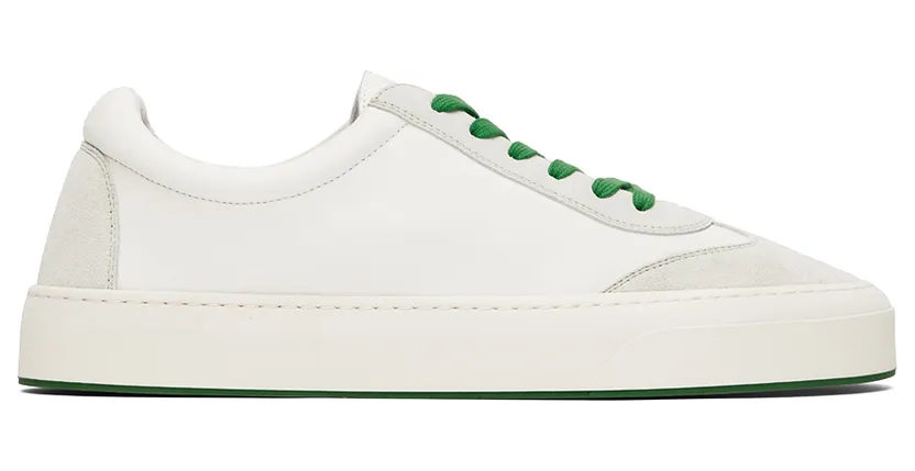 The Row Gray & White Marley Sneakers (F2020-SFC1L25)