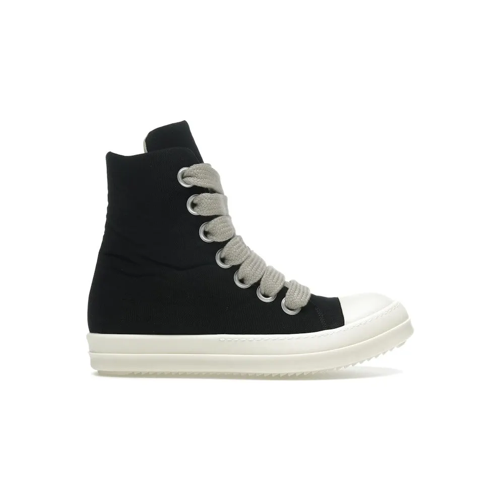 Rick Owens DRKSHDW Hollywood Jumbo Lace Puffer High Top Black Milk (DU01E3818 MUW2 911)