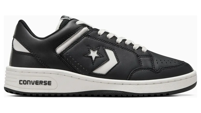 Converse Weapon Leather Black/Black/White (A12336C)