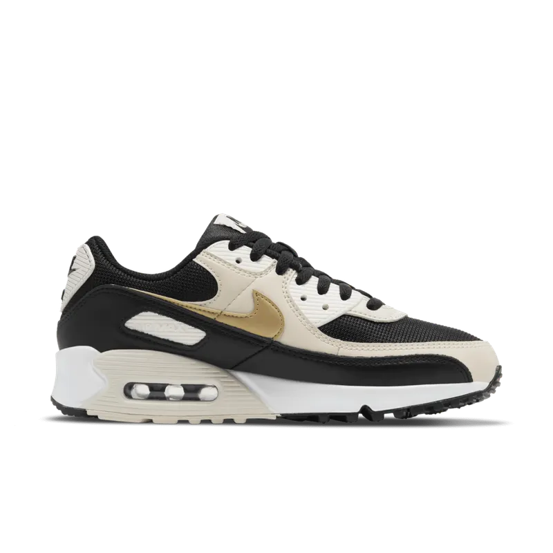 Nike Air Max 90 Black Metallic Gold Summit White Black/Metallic Gold-Summit White (DB9578-001)