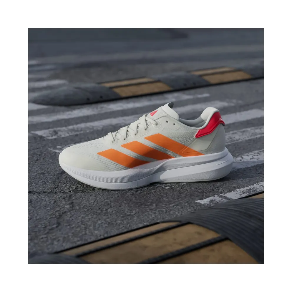 Adidas Duramo Speed 2 Running Shoes Off White / Lucid Orange / Lucid Red (JQ0625)