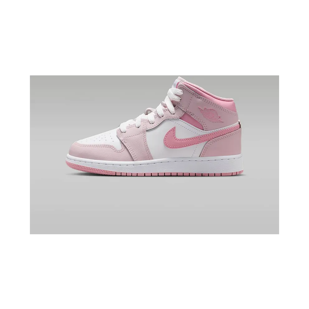 Jordan 1 Mid GS “Pearl Pink” (DQ8423-600)
