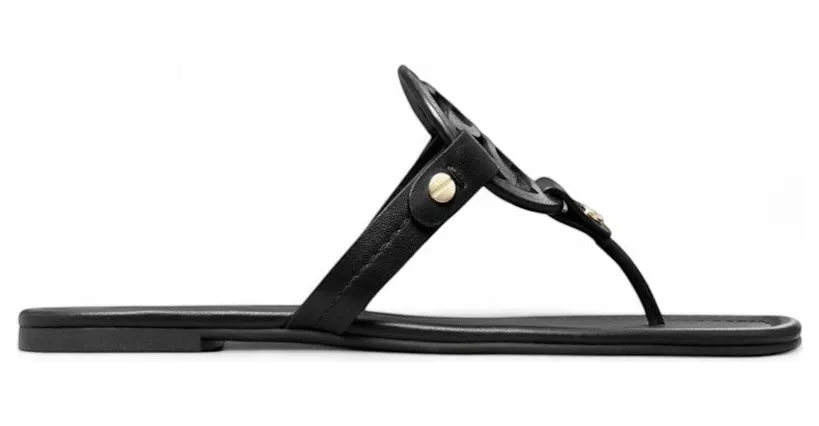 Tory Burch Miller Flip Flop Black (50008694-001)