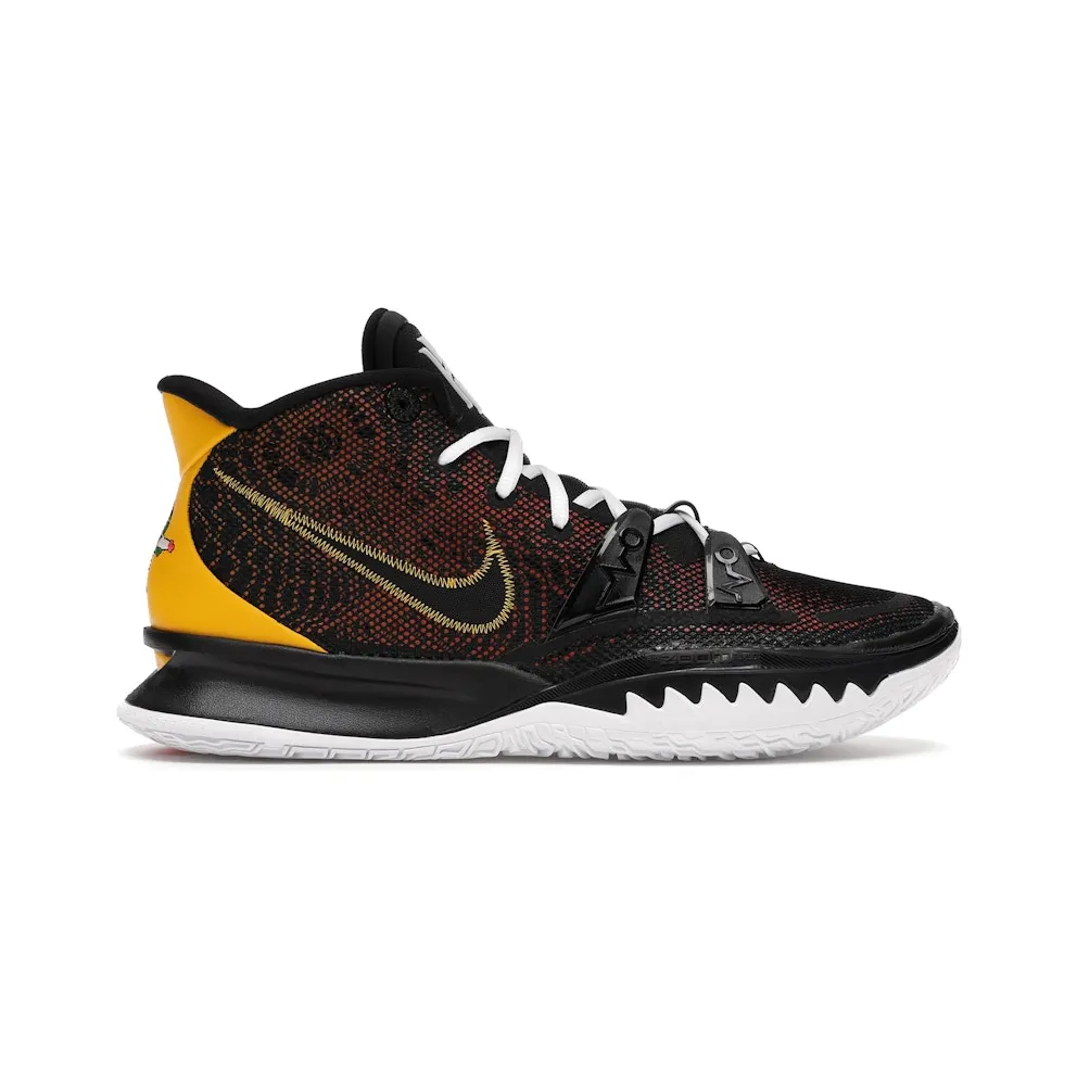 Nike Kyrie 7 Raygun Black/University Gold-Team Orange (CQ9327-003)