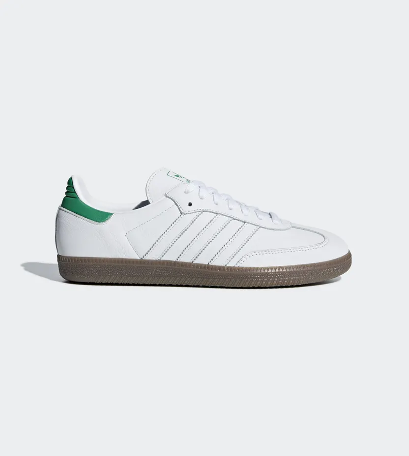 adidas Samba OG Footwear White / Green / Gum 5 (D96783)