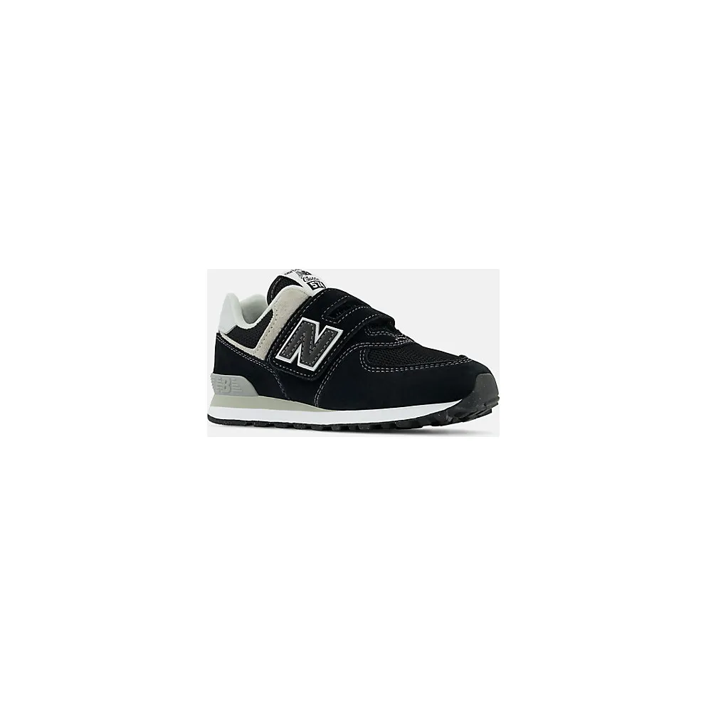 NEW BALANCE 574 Core Hook & Loop “BLACK / WHITE” (PV574EVB)