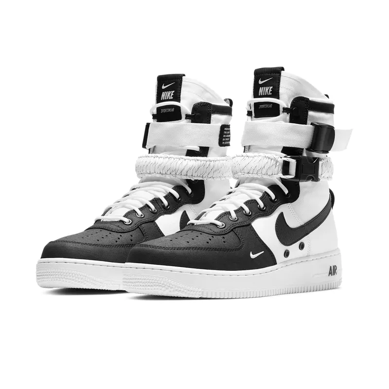 Nike SF Air Force 1 High Panda White/White-Black (864024-100)