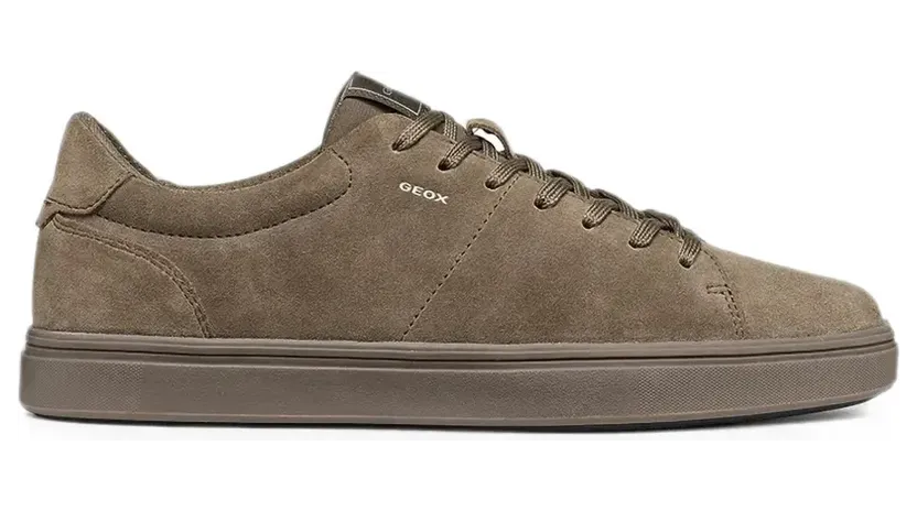Geox suede lace-up sneakers – Beige (U65LDD00022C1379)