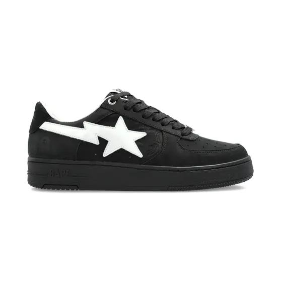 BAPE A Bathing Ape® Sk8 Sta leren verfraaid met ster “Black” (1L30291309)