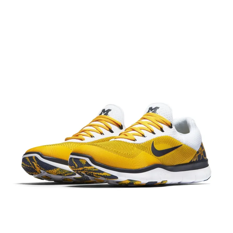 Nike Free Trainer V7 Week Zero Michigan Amarillo/College Navy-White (AA0881-700)