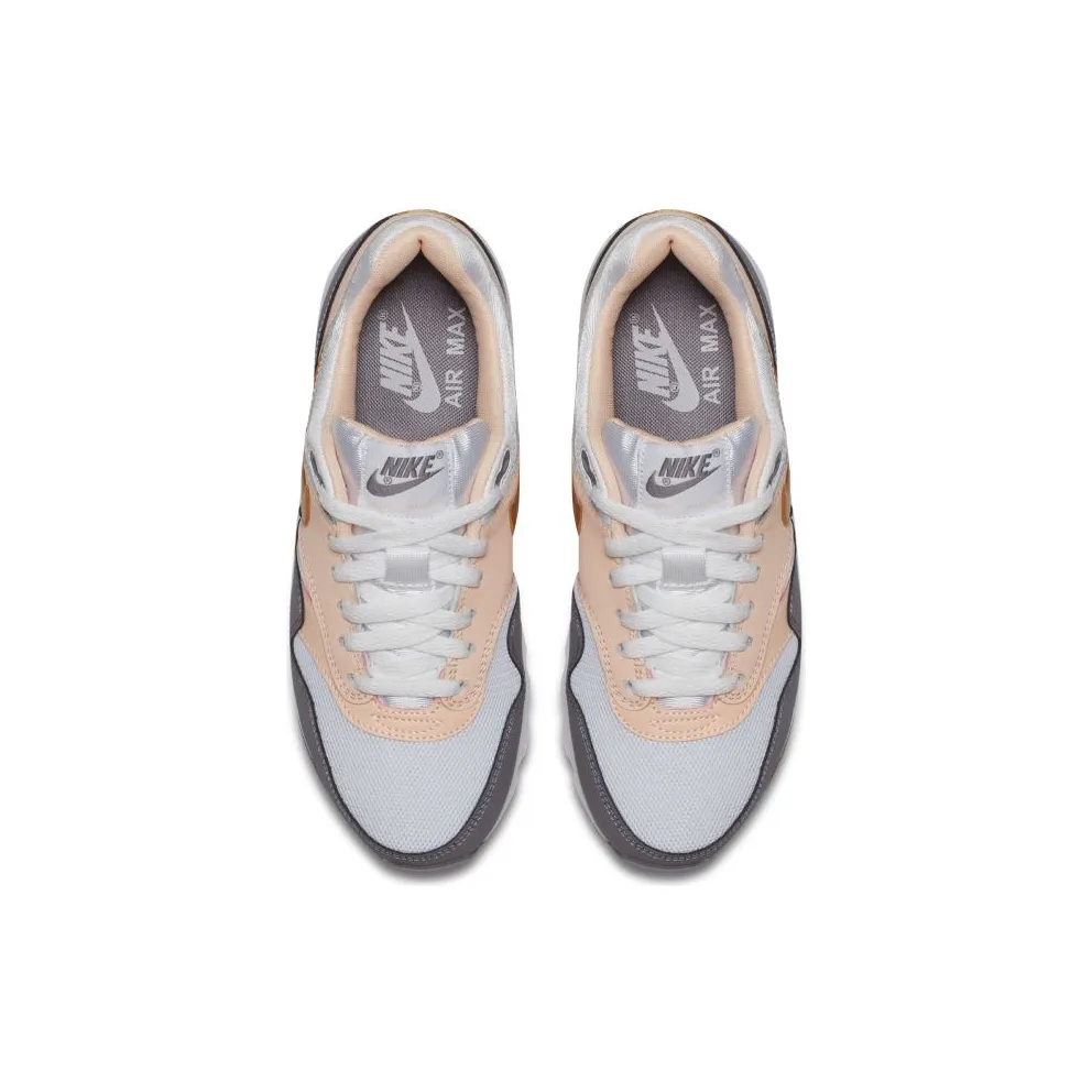 Nike Air Max 1 Crimson Tint (GS) White/Metallic Gold/Gun Smoke (807605-104)