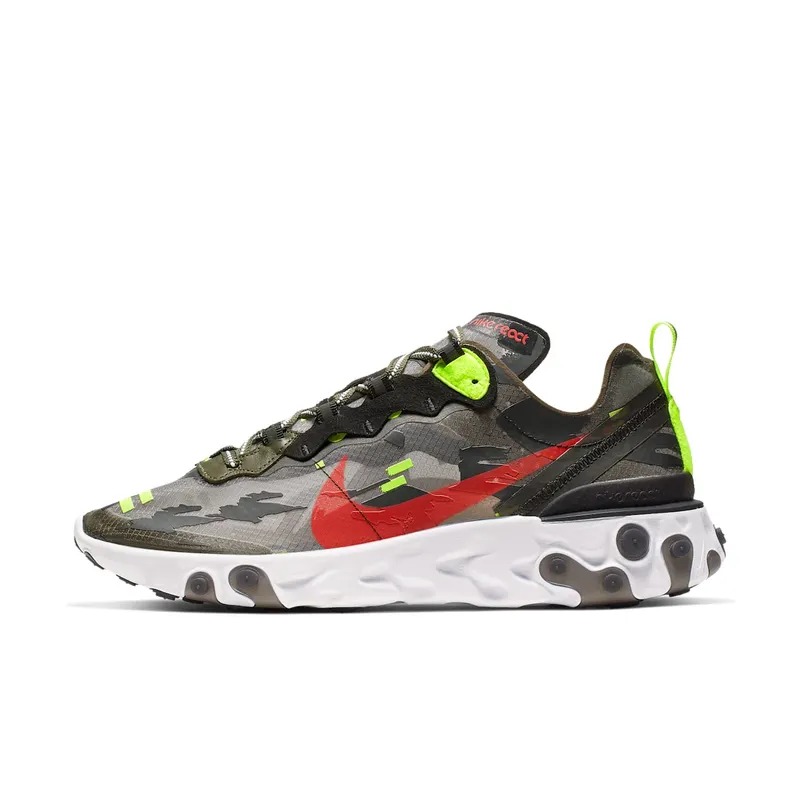 Nike React Element 87 Olive Camo (2019) (CJ4988-200)