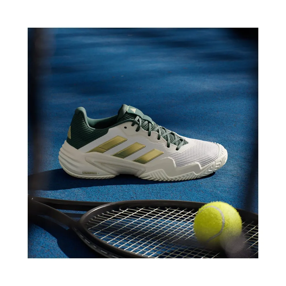 Adidas Barricade 13 Tennis Core White / Gold Metallic / Collegiate Green (IH5140)