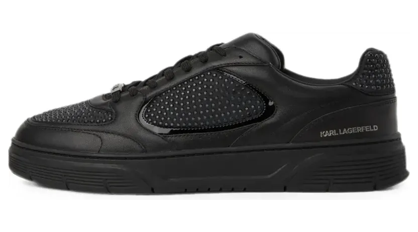 Karl Lagerfeld Kourtney Krust Sneakers mit Strass – Schwarz (KL53026S943)