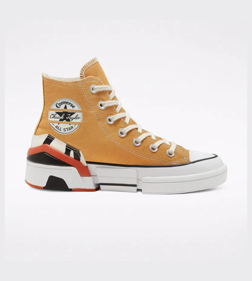 Converse Sunblocked CPX70 High Top voor dames Zinc Yellow/black/egret (567721C)