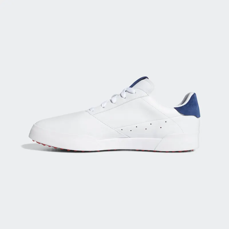 Adidas Adicross Retro Golf Shoes Cloud White / Silver Metallic / Tech Indigo (EE9164)