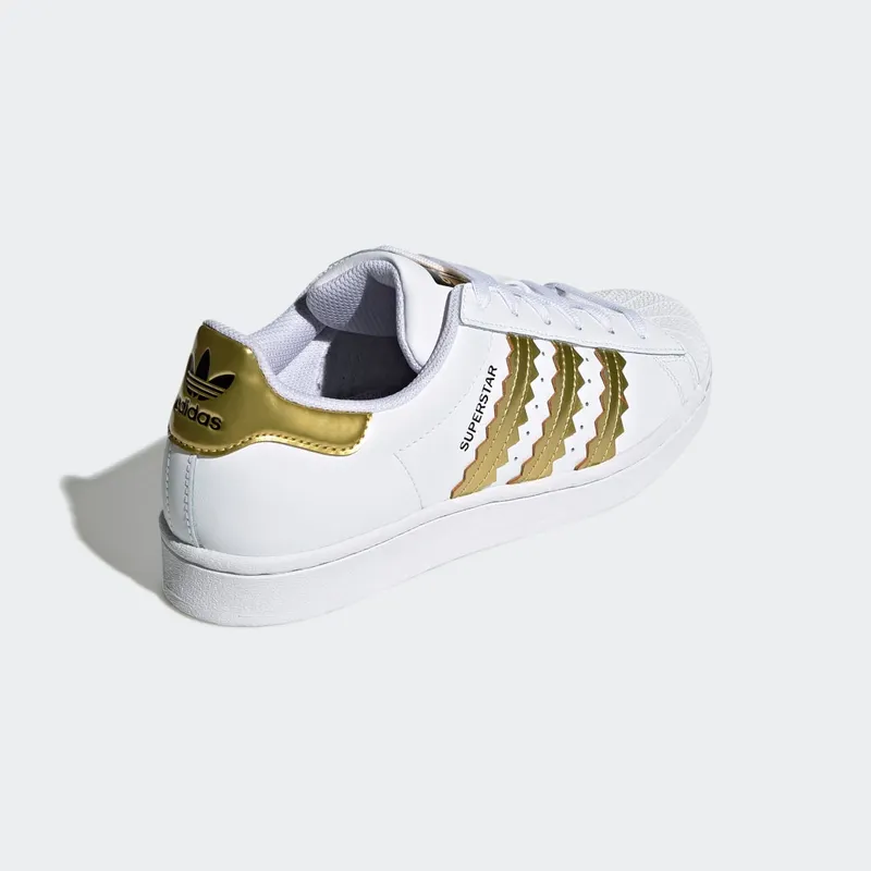 Adidas Superstar Cloud White / Matte Gold / Core Black (H03915)