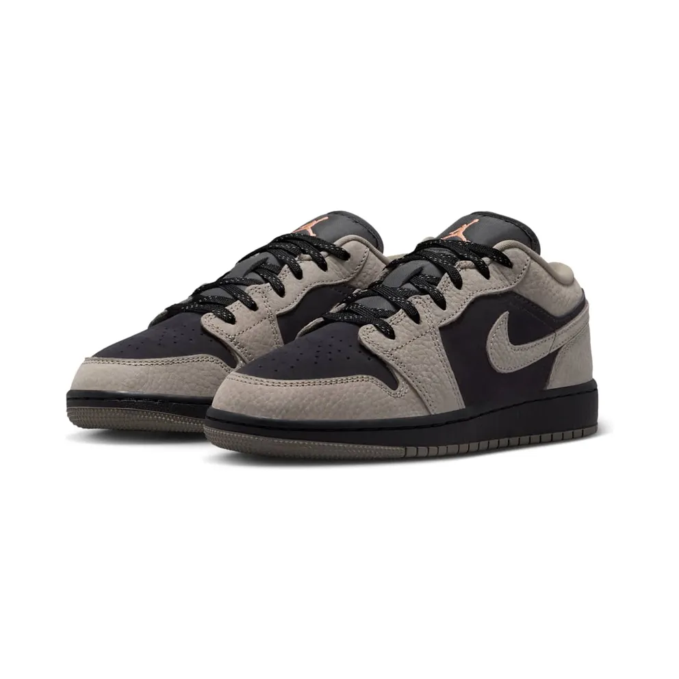 Air Jordan 1 Black/Light Wild Mango/Olive Grey (IB7111-005)