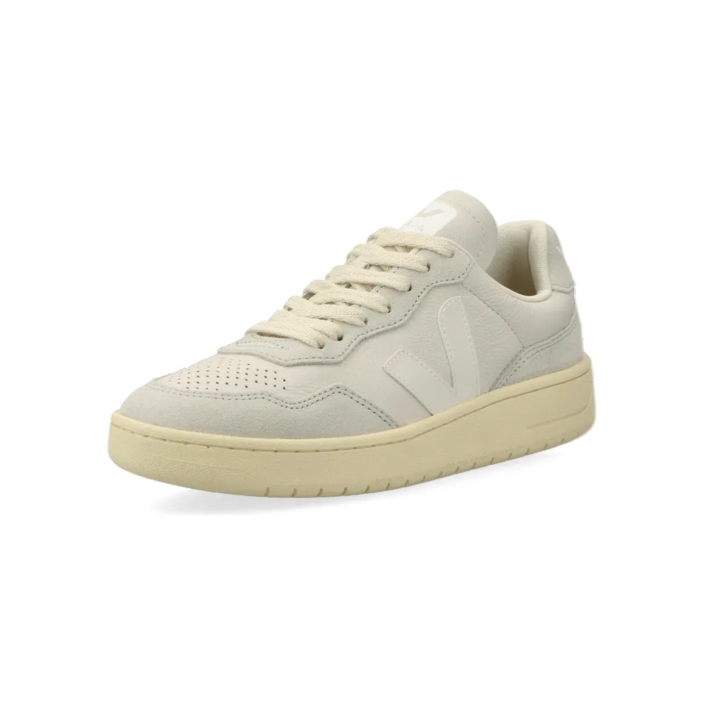 VEJA V-90 Leather (gravel / white) – VD2003379
