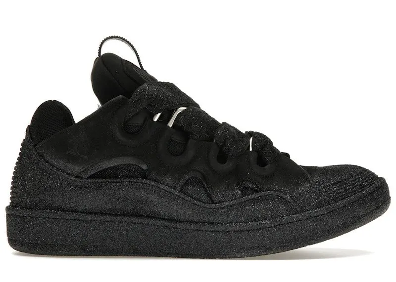 Lanvin Leather Curb Black Glitter (FMSKRK11GLITA23 1010)